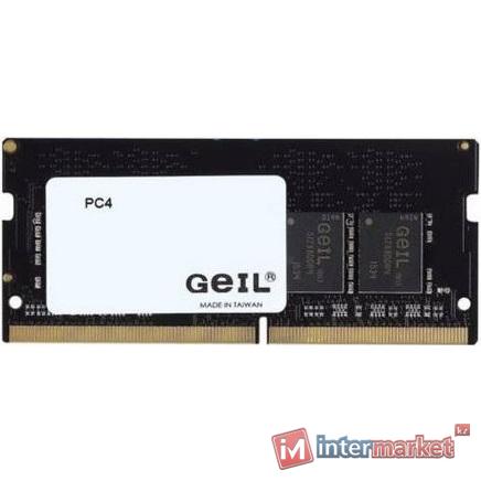 Оперативная память для ноутбука 4GB DDR4 2666MHz GEIL PC4-21300 SO-DIMM 1.2V GS44GB2666C19S